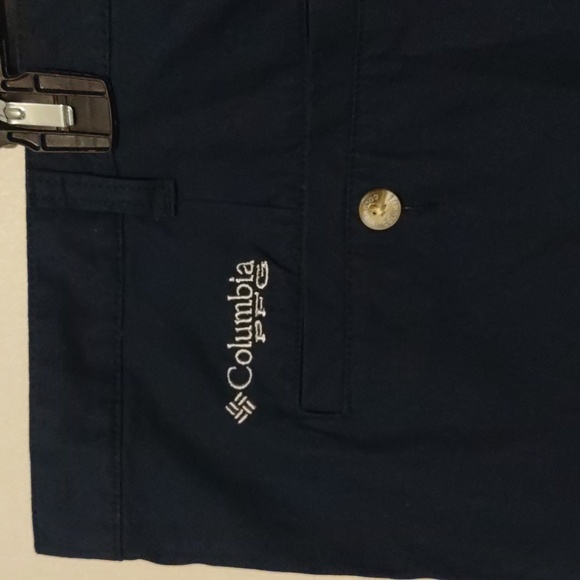 Columbia Bonehead II Shorts 10in Inseam Navy Blue MENS Shorts SIZE 48 50 52 46 - Picture 8 of 12